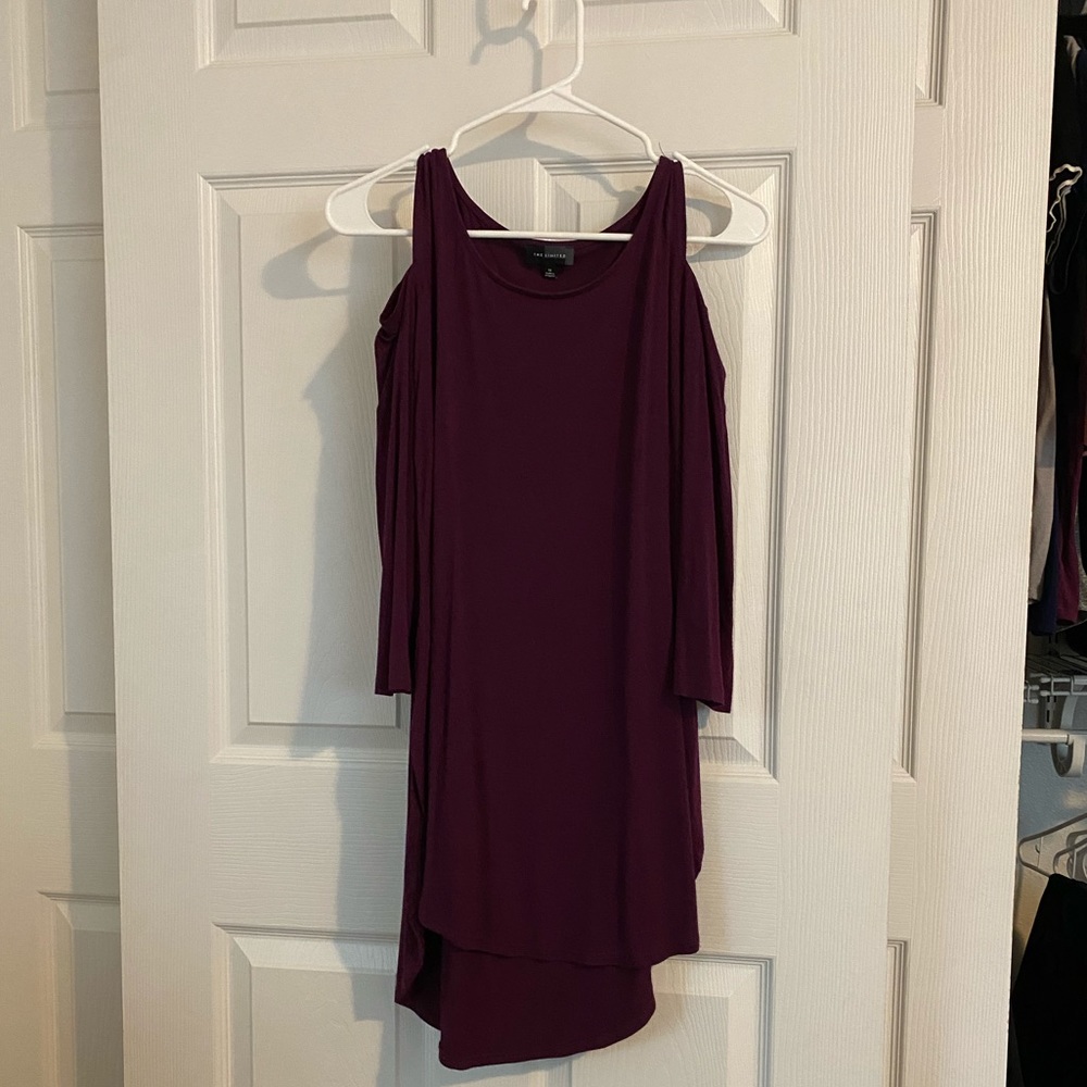 Cold shoulder tunic style shirt